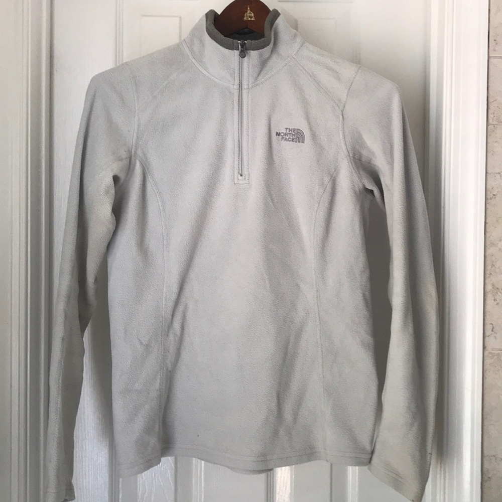 The North Face grey fleece quarter zip!